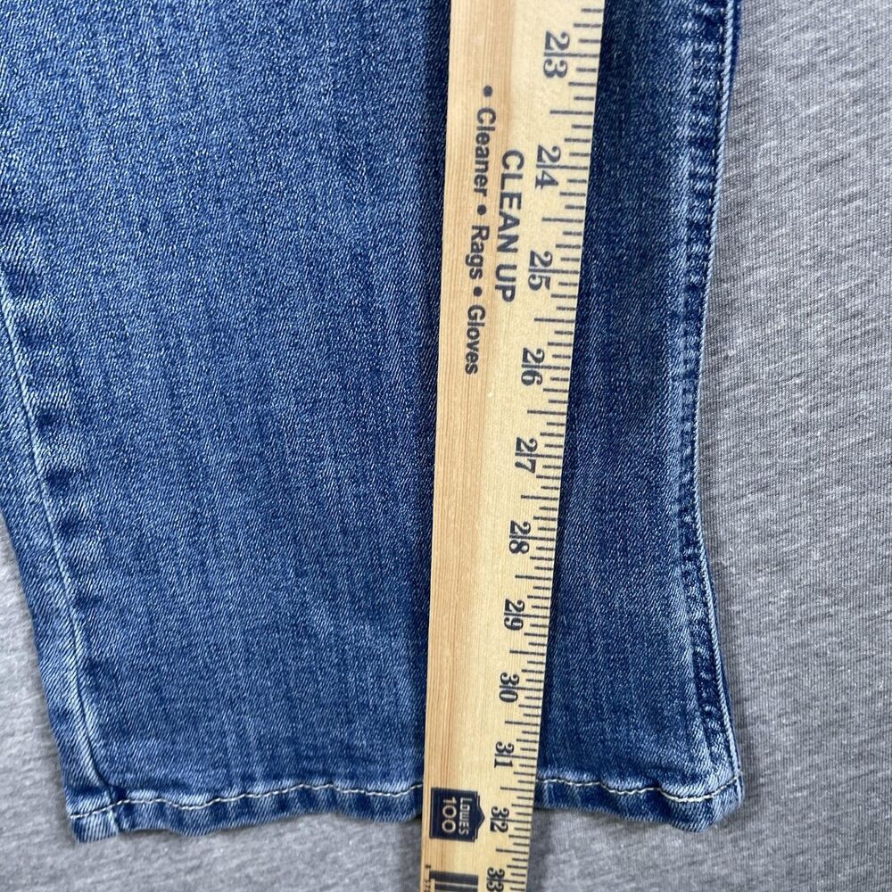Ariat REAL Jeans Womens 16 WR Blue Bootcut Mid Rise Embroidered Stretch Denim - Picture 6 of 14